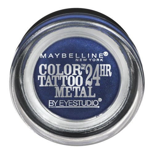 Maybelline Color Tattoo Metal Eyeshadow, Electric Blue 75 - ADDROS.COM